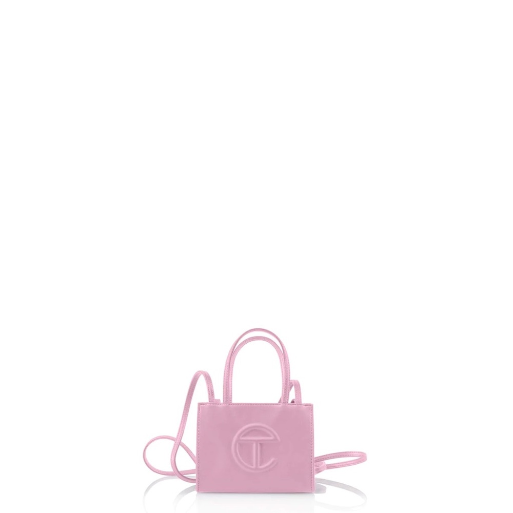 Brand New 100% Authentic Telfar Small Bubblegum Pink Shopping Bag